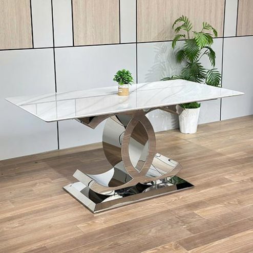 Mẫu Bàn Ăn Mặt Đá Hiện Đại Nhập Khẩu Nguyên Chiếc BA-2118