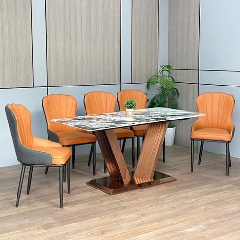 Mẫu Bàn Ghế Ăn Hiện Đại Cao Cấp Cho Nhà Phố BA-2134
