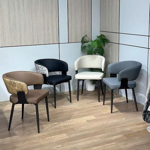 Mẫu Ghế Ăn Bọc Da Cao Cấp Nhập Khẩu Duke 8806