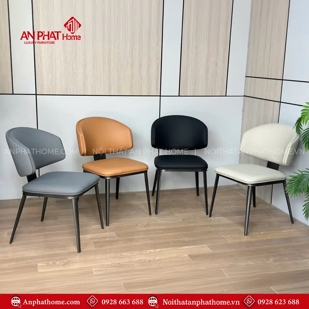 Mẫu Ghế Ăn Bọc Da PU Nhập Khẩu Cao Cấp Leon 6291 11 Mẫu Ghế Ăn Bọc Da PU Nhập Khẩu Cao Cấp Leon 6291
