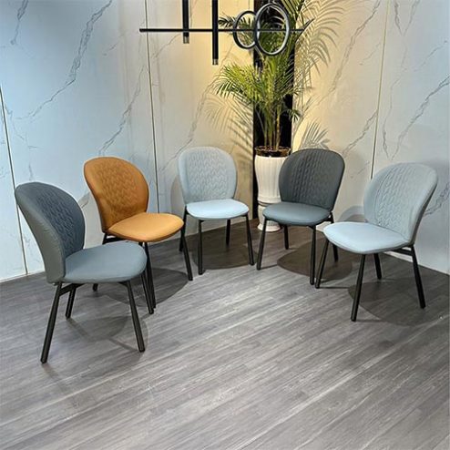 Mẫu Ghế Ăn Cao Cấp Bọc Da PU Nhập Khẩu Rose 8814