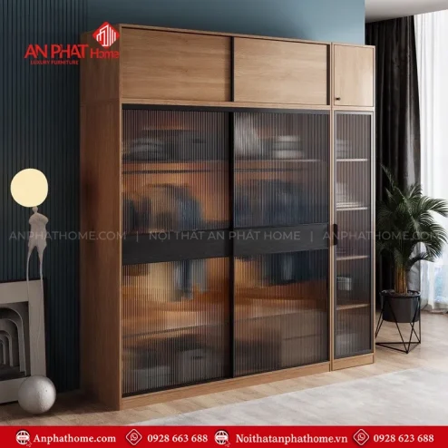 Tủ quần áo cửa lùa 2 cánh