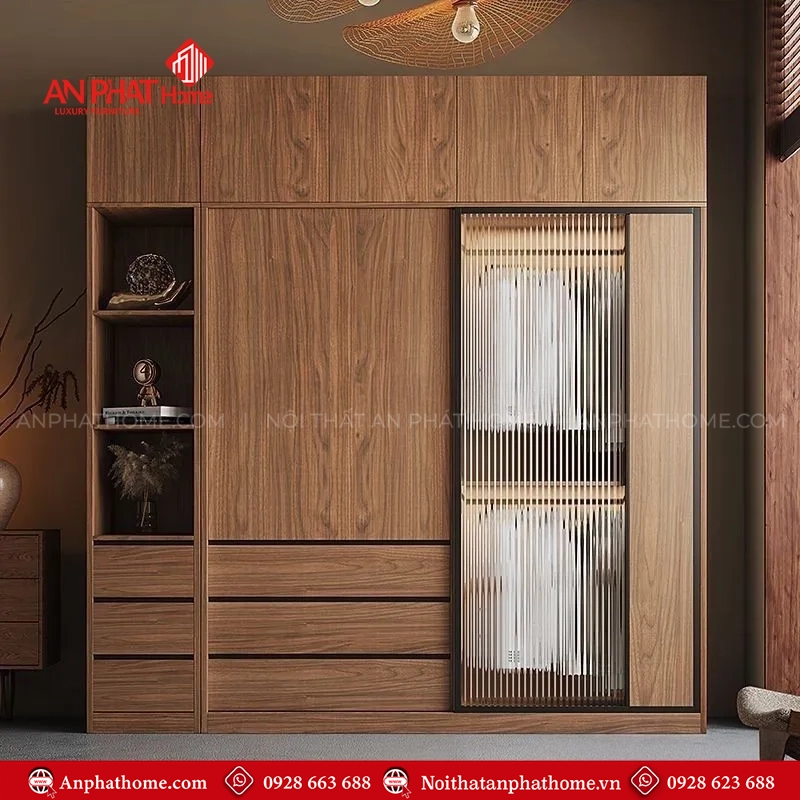 Tủ quần áo cửa kéo ngang