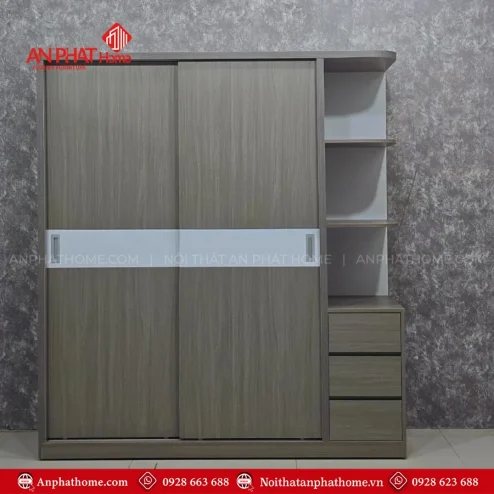 Tủ áo cửa lùa hiện đại TA-672