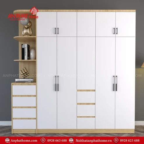 Mẫu tủ quần áo cho phòng ngủ nhỏ
