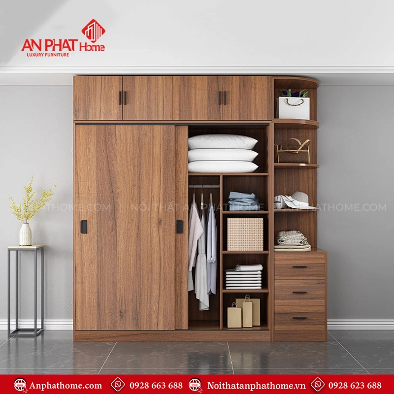 Tủ đựng quần áo cho người lớn TA-706 12 Mẫu tủ đựng quần áo kịch trần