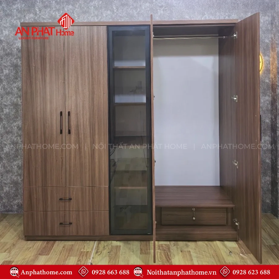 Tủ đựng quần áo đẹp hiện đại TA-682 17 Tu dung quan ao dep hien dai TA 682 4
