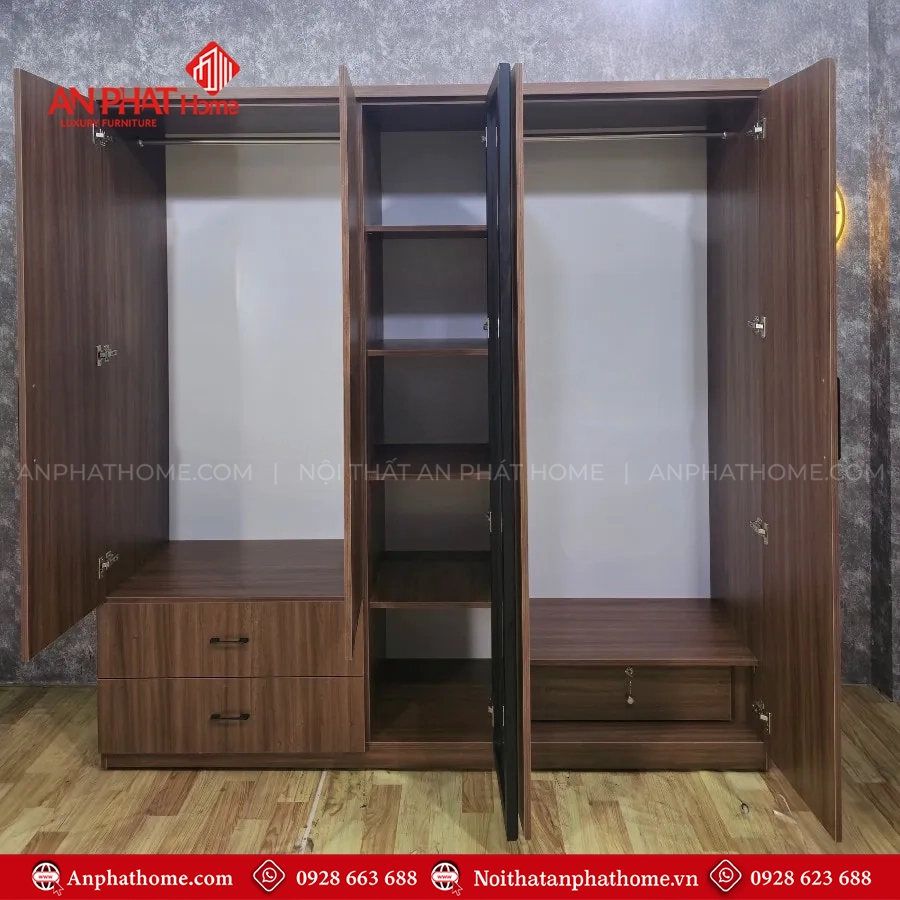 Tủ đựng quần áo đẹp hiện đại TA-682 15 Mẫu tủ quần áo trong phòng ngủ hiện đại đẹp