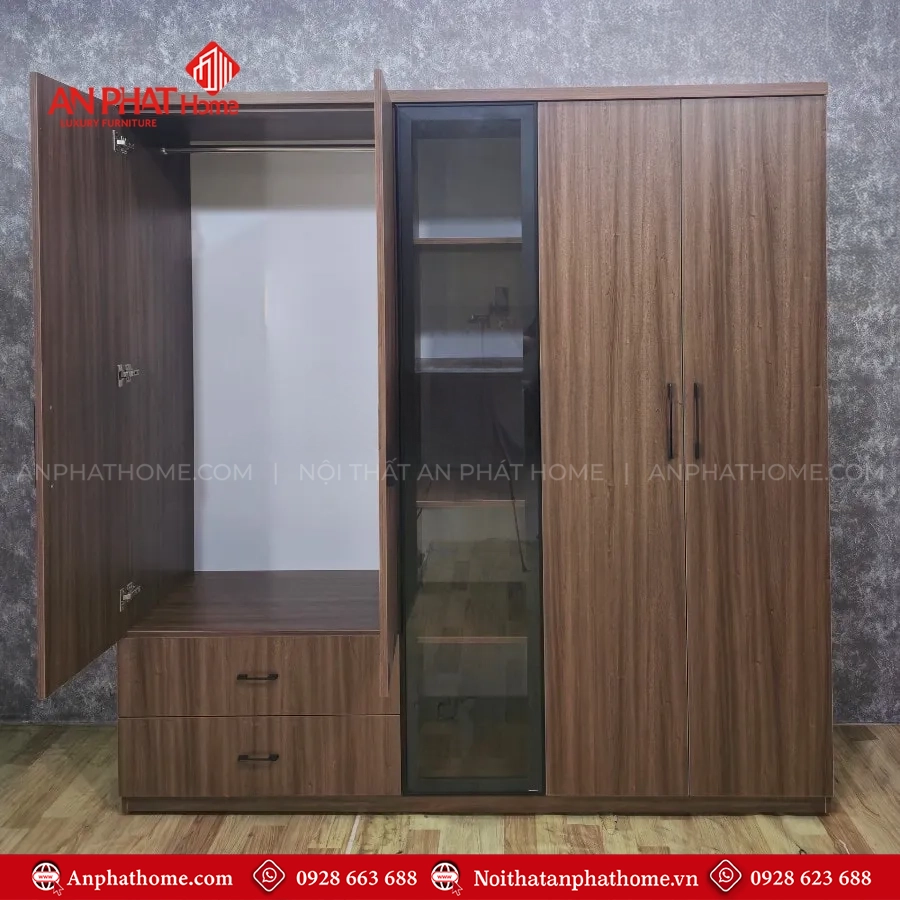 Tủ đựng quần áo đẹp hiện đại TA-682 14 Mẫu tủ quần áo trong phòng ngủ hiện đại đẹp