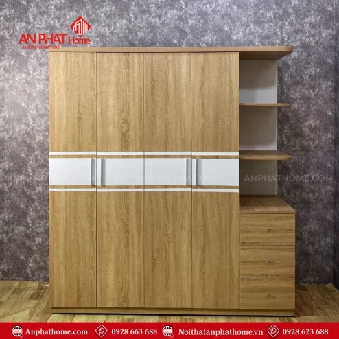 Tủ quần áo 2 cánh hiện đại TA-686