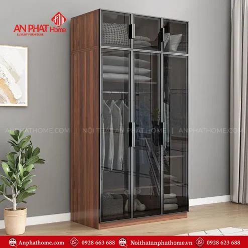 Mẫu tủ quần áo trong phòng ngủ hiện đại đẹp