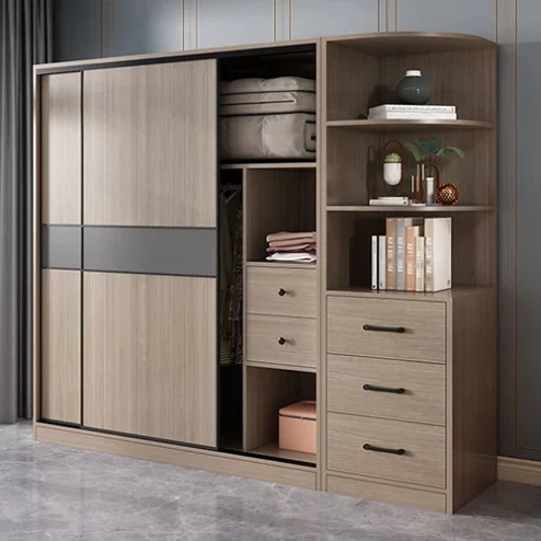 Tủ quần áo cánh lùa gỗ MDF TA-705