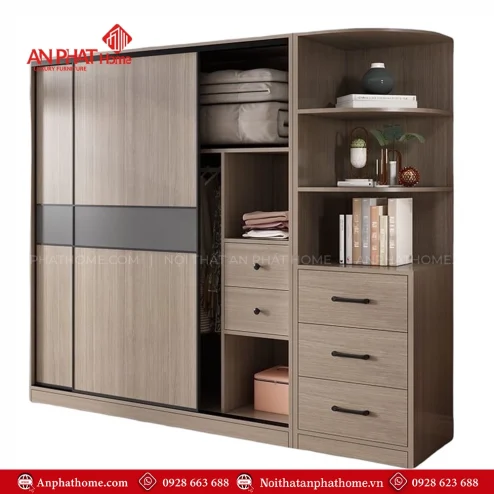 Thiết kế tủ quần áo cho phòng ngủ nhỏ