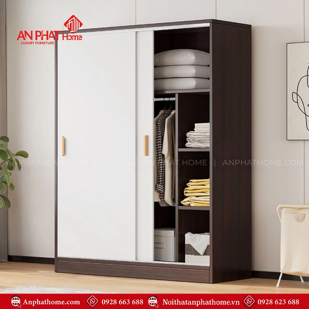 Tủ quần áo cánh lùa hiện đại TA-710 12 Tu quan ao canh lua hien dai TA 710 6