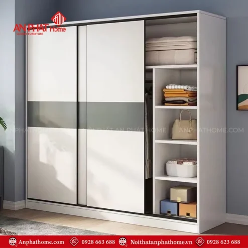 Tủ quần áo đơn giản mà đẹp TA-694