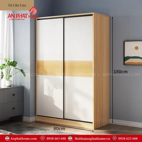 Mẫu thiết kế tủ quần áo cho phòng ngủ nhỏ
