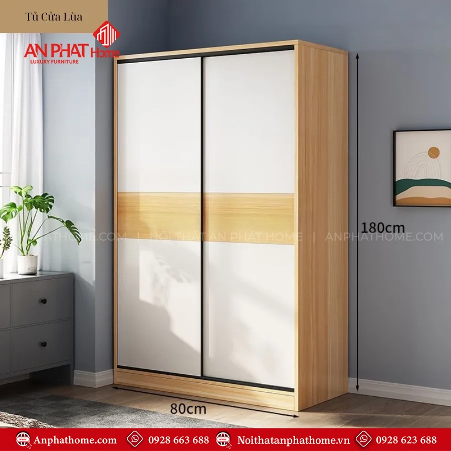 Tủ quần áo đơn giản mà đẹp TA-694 16 Mẫu thiết kế tủ quần áo cho phòng ngủ nhỏ