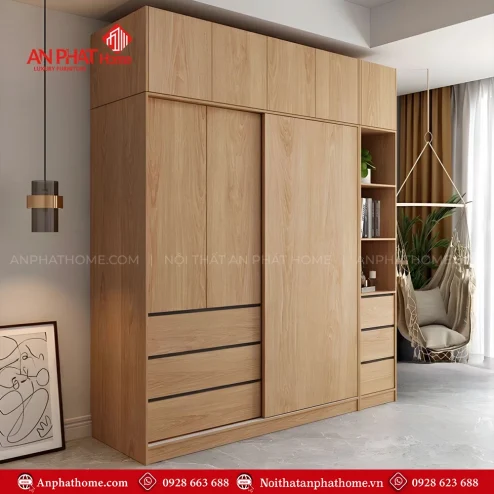 Tủ quần áo đơn giản mà đẹp TA-707