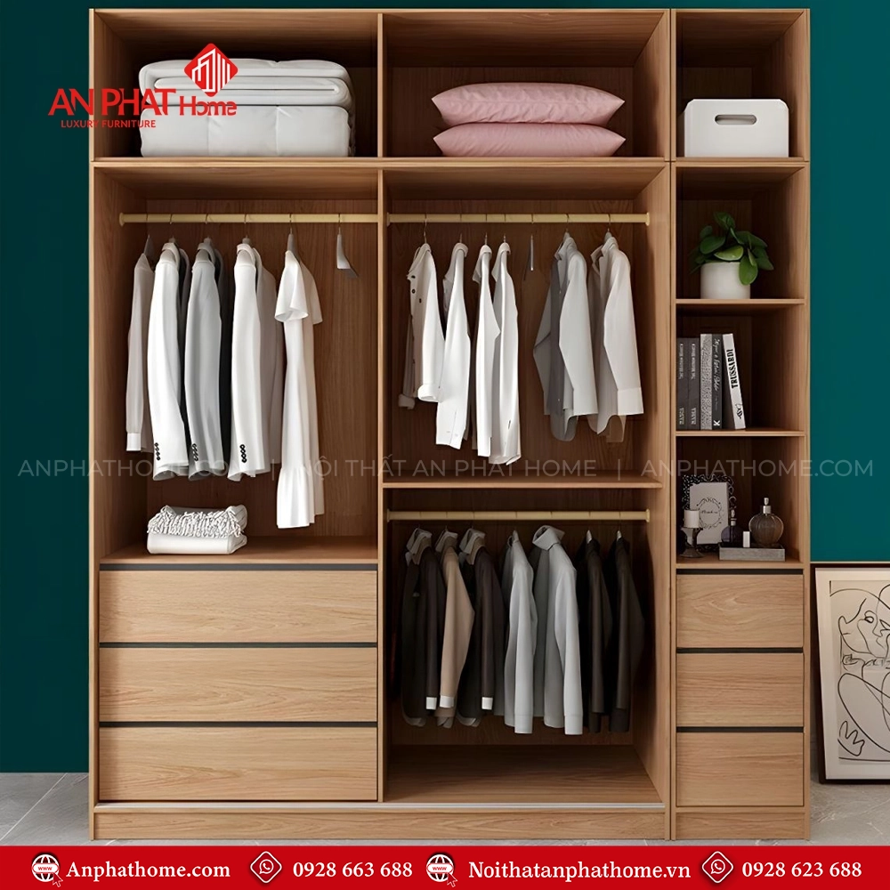 Tủ quần áo đơn giản mà đẹp TA-707 19 Tu quan ao don gian ma dep TA 707 5