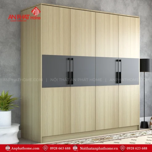 Tủ quần áo gỗ MDF cao cấp TA-697