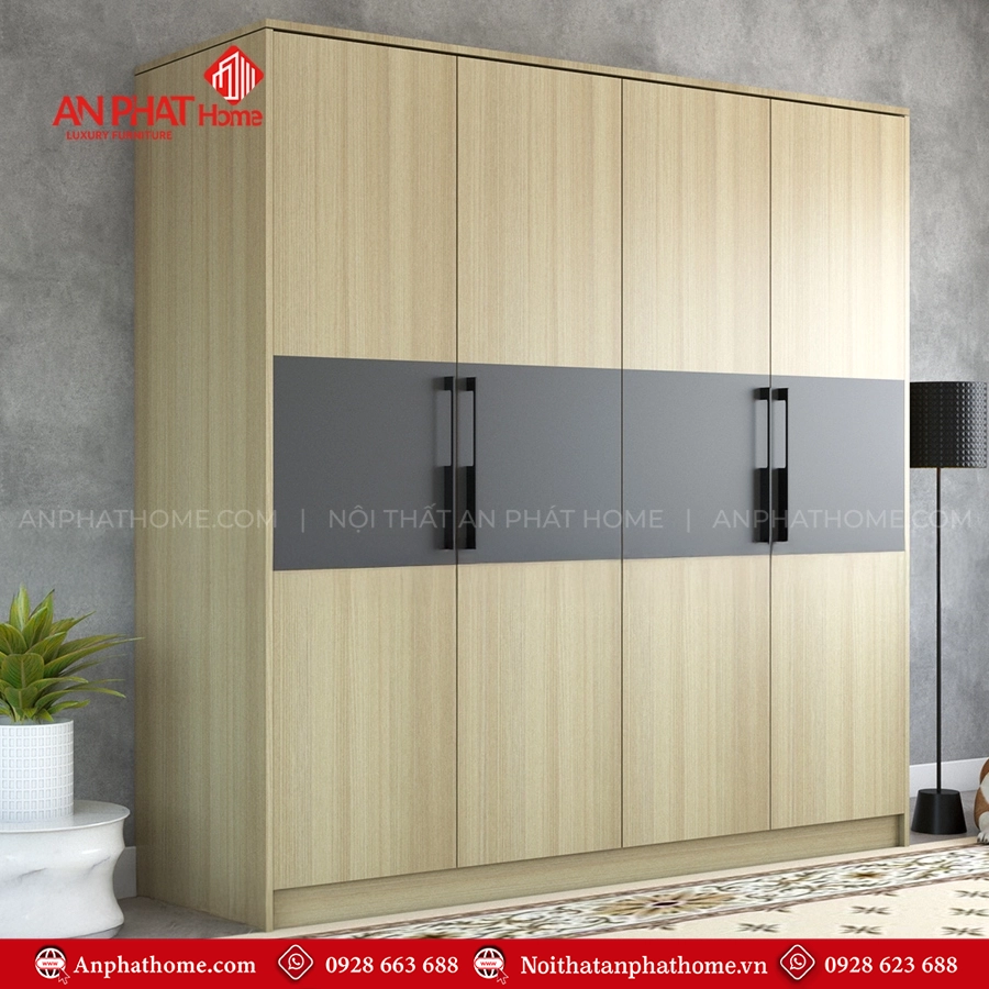 Tủ quần áo gỗ MDF cao cấp TA-697 5 Tủ quần áo gỗ MDF cao cấp TA-697