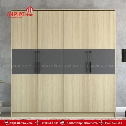 Mẫu tủ quần áo gỗ đẹp hiện đại