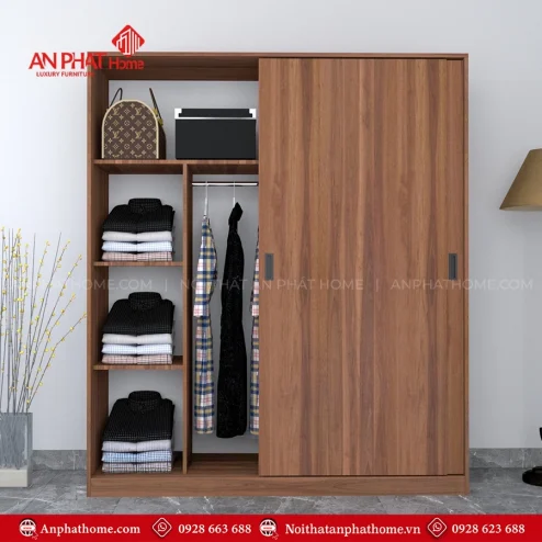 Mẫu tủ quần áo trong phòng ngủ hiện đại