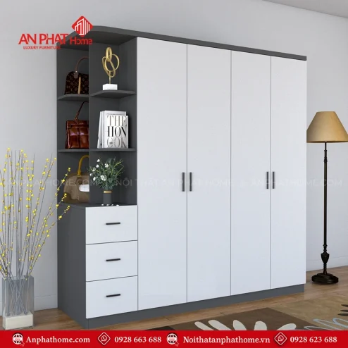 Tủ quần áo thiết kế sang trọng TA-701