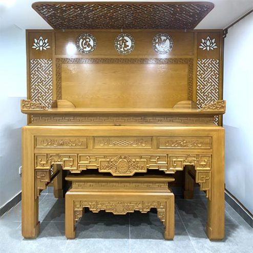 Án Gian Thờ Đẹp Gỗ Mít BT-2550