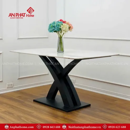 Bàn Ăn Hiện Đại Mặt Đá Ceramic BA-2151