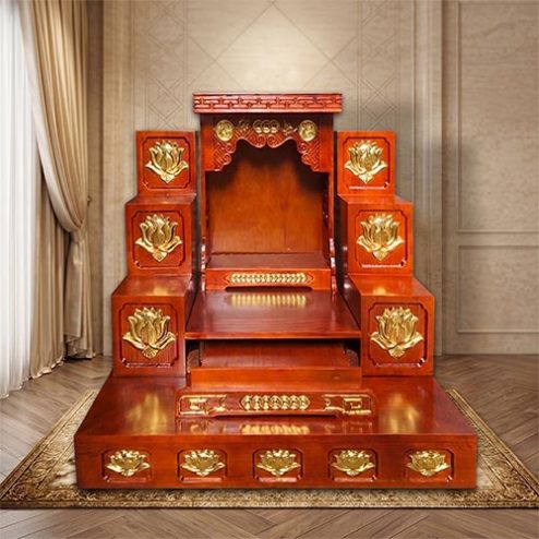Bàn Thần Tài Nhỏ Gọn Mái Bằng Hiện Đại BT-2701