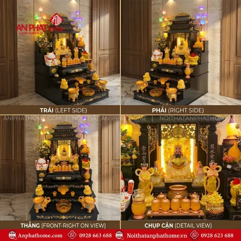 Bàn Thần Tài Sang Trọng Gỗ Hương Cao Cấp Đồ Thờ Lưu Ly Nhập Khẩu BT-2737 4 ban than tai sang trong go huong cao cap do tho luu ly nhap khau bt 273700002