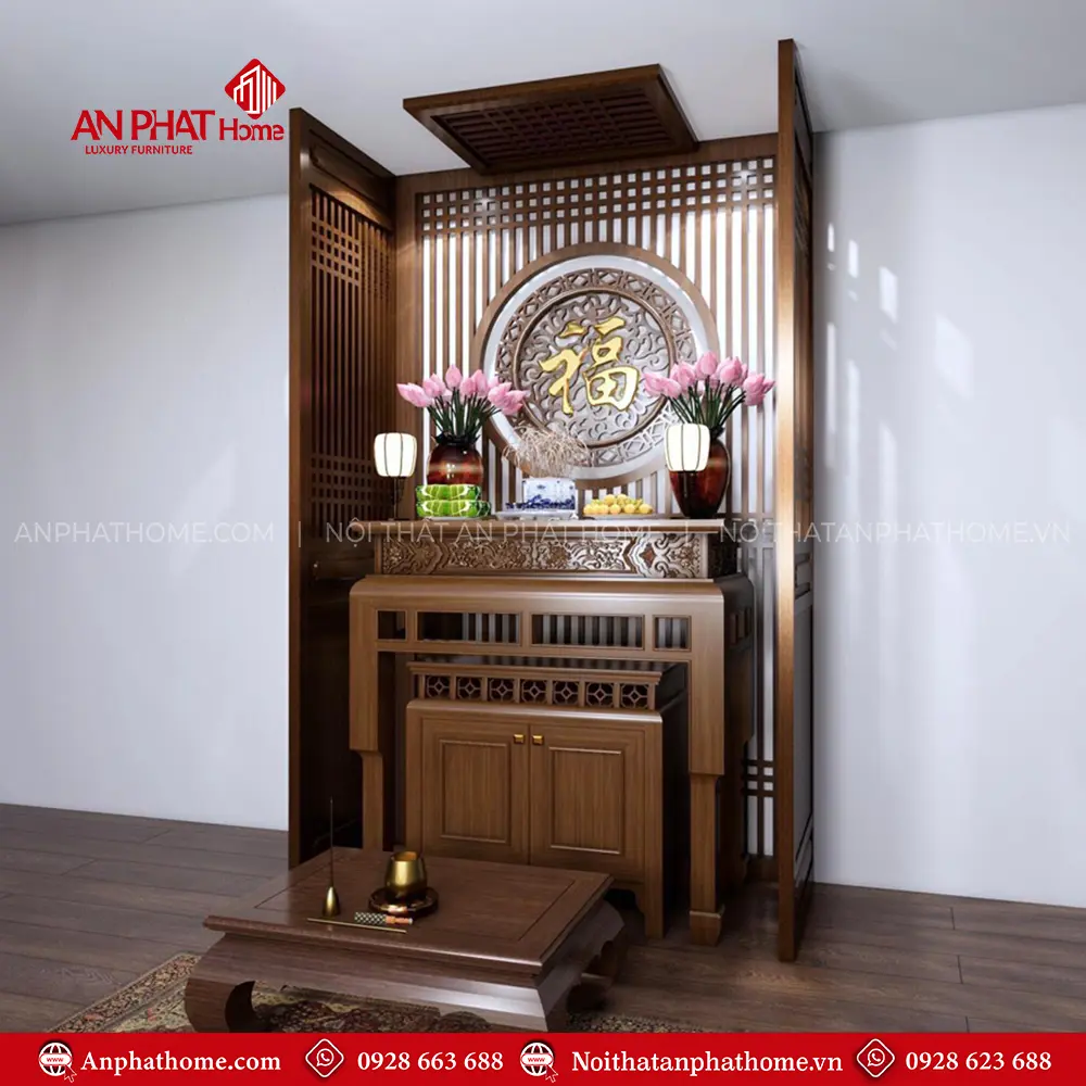 Bàn Thờ Chung Cư Mẫu Thiết Kế BT-2399 3 Bàn Thờ Chung Cư Mẫu Thiết Kế BT-2399