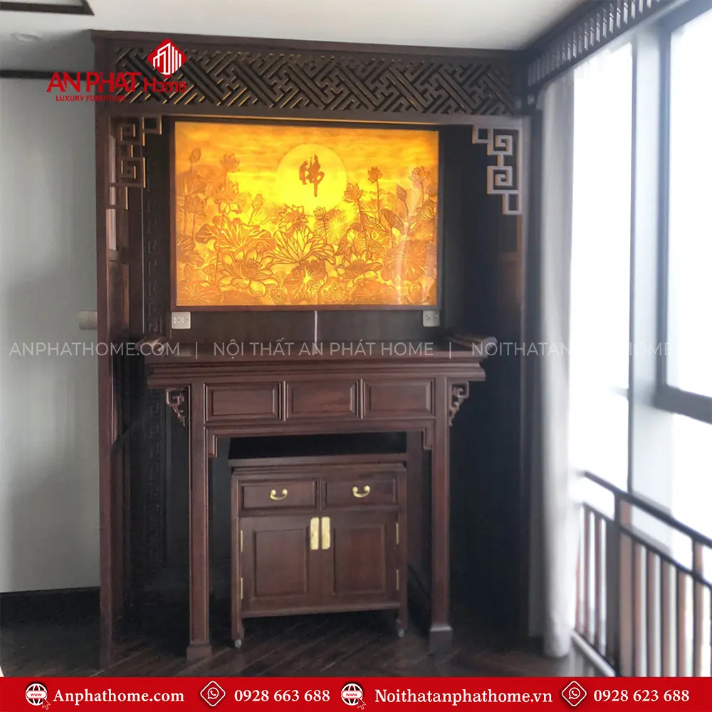 Bàn Thờ Chung Cư Mẫu Thiết Kế BT-2500 12 Bàn Thờ Chung Cư Mẫu Thiết Kế BT-2500