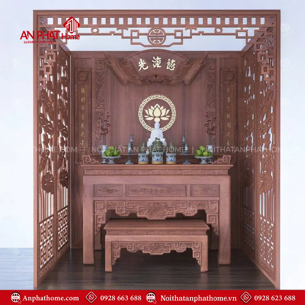 Bàn Thờ Đẹp Cho Nhà Chung Cư BT-2610 5 Bàn Thờ Đẹp Cho Nhà Chung Cư BT-2610