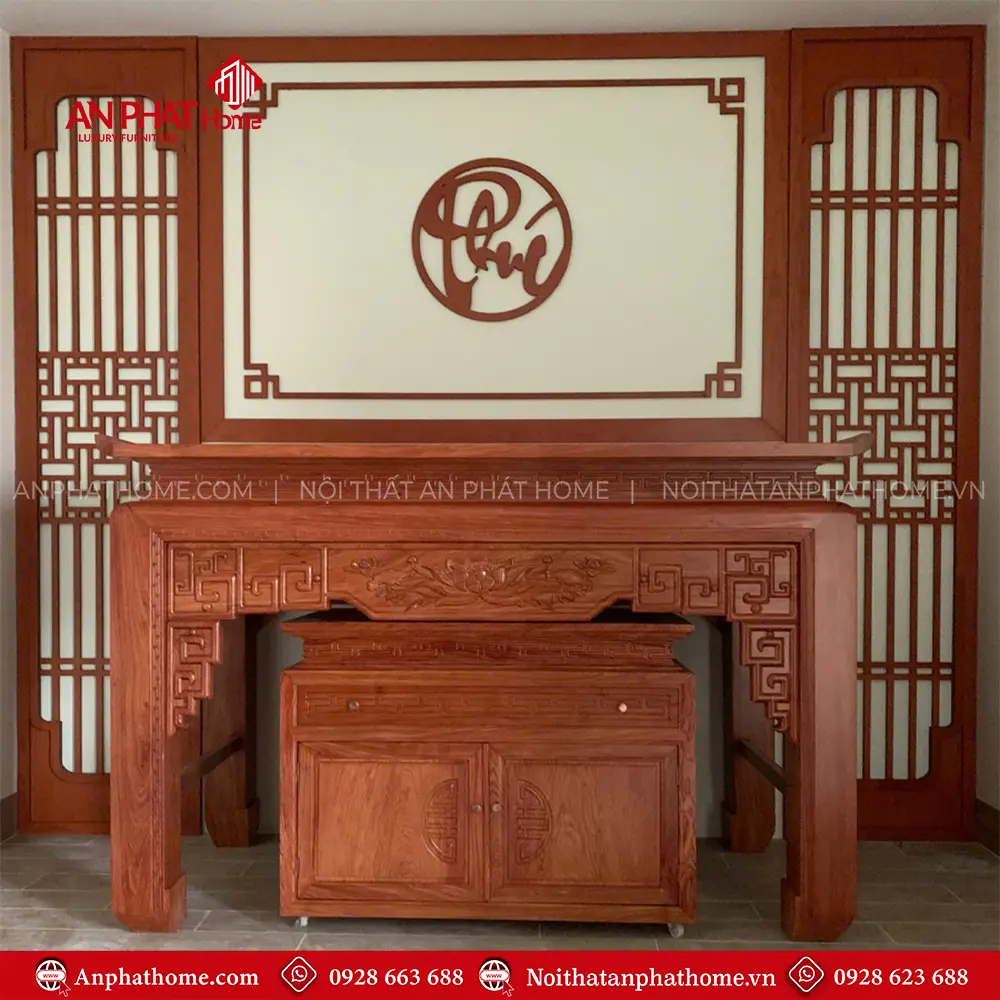 Bàn Thờ Đẹp Gia Tiên Gỗ Hương Đá BT-2533 9 Bàn Thờ Đẹp Gia Tiên Gỗ Hương Đá BT-2533