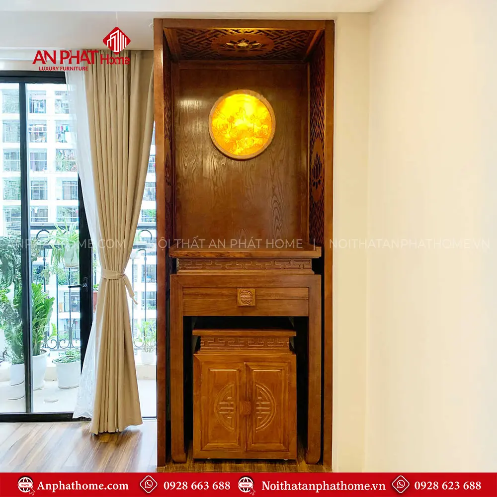 Bàn Thờ Đứng Cho Nhà Chung Cư BT-2517 5 Bàn Thờ Đứng Cho Nhà Chung Cư BT-2517