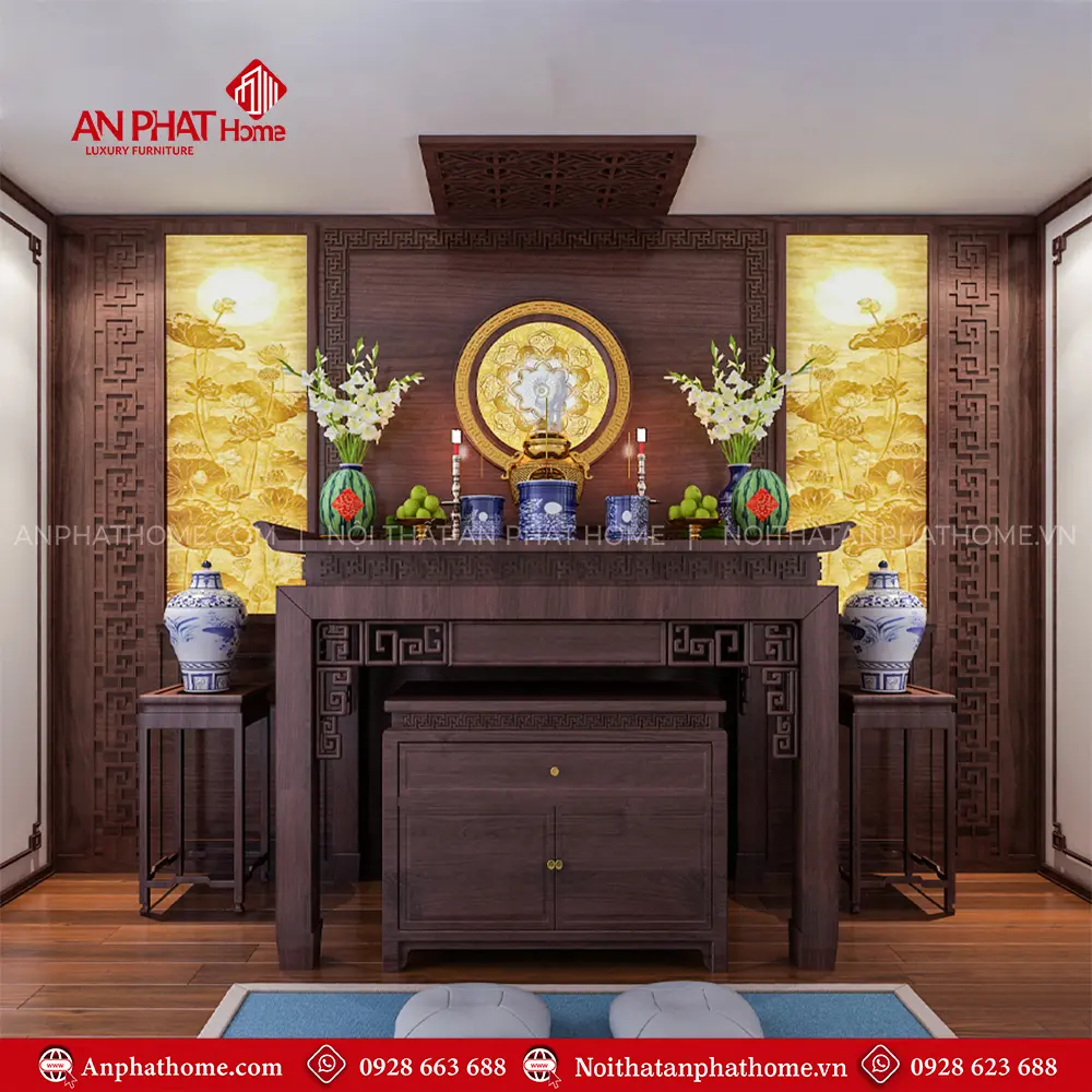 Bàn Thờ Gia Tiên Đẹp Mẫu Thiết Kế BT-2426 3 Bàn Thờ Gia Tiên Đẹp Mẫu Thiết Kế BT-2426