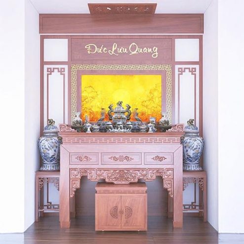 Bàn Thờ Gia Tiên Gỗ Hương Đá Cao Cấp BT-2326