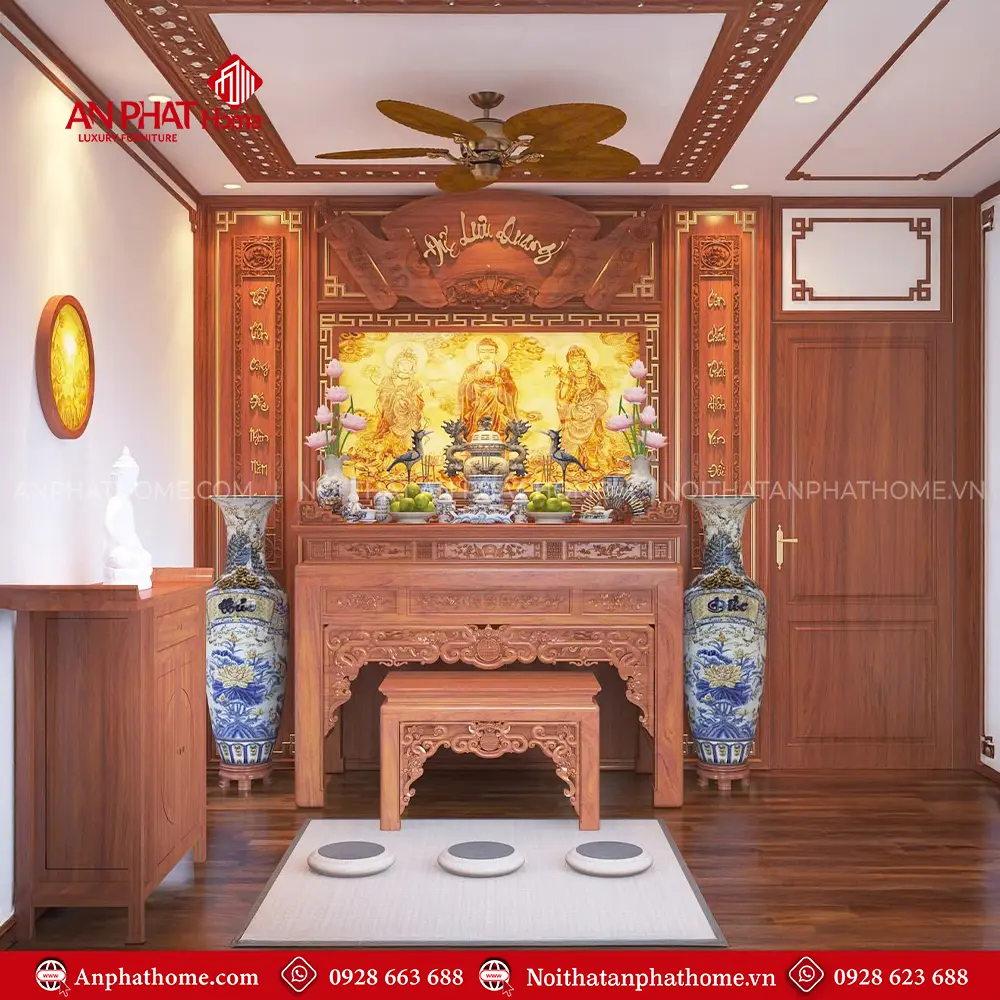 Bàn Thờ Gia Tiên Gỗ Hương Đá Cao Cấp BT-2353 3 Bàn Thờ Gia Tiên Gỗ Hương Đá Cao Cấp BT-2353