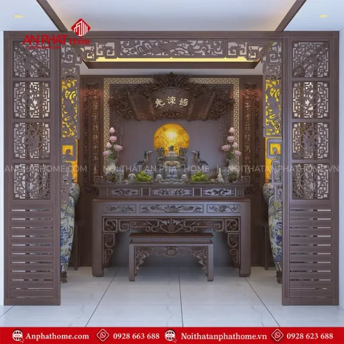 Bàn Thờ Gia Tiên Hiện Đại BT-2404
