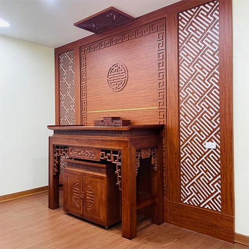 Bàn Thờ Gia Tiên Tủ Thờ Cao Cấp Gỗ Hương Đá BT-2578