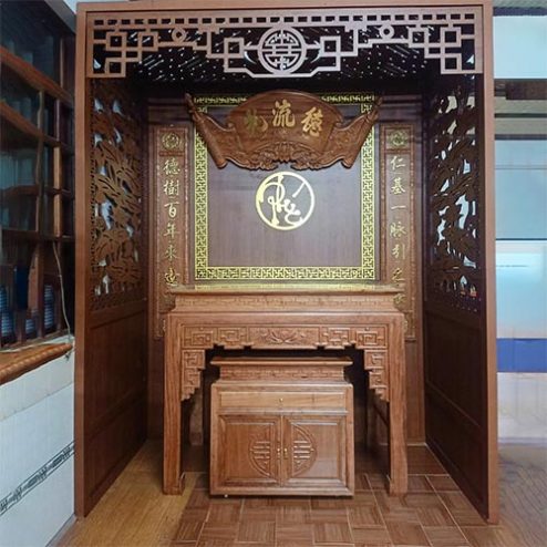 Bàn Thờ Gia Tiên Tủ Thờ Có Vách Ngăn MDF BT-2573