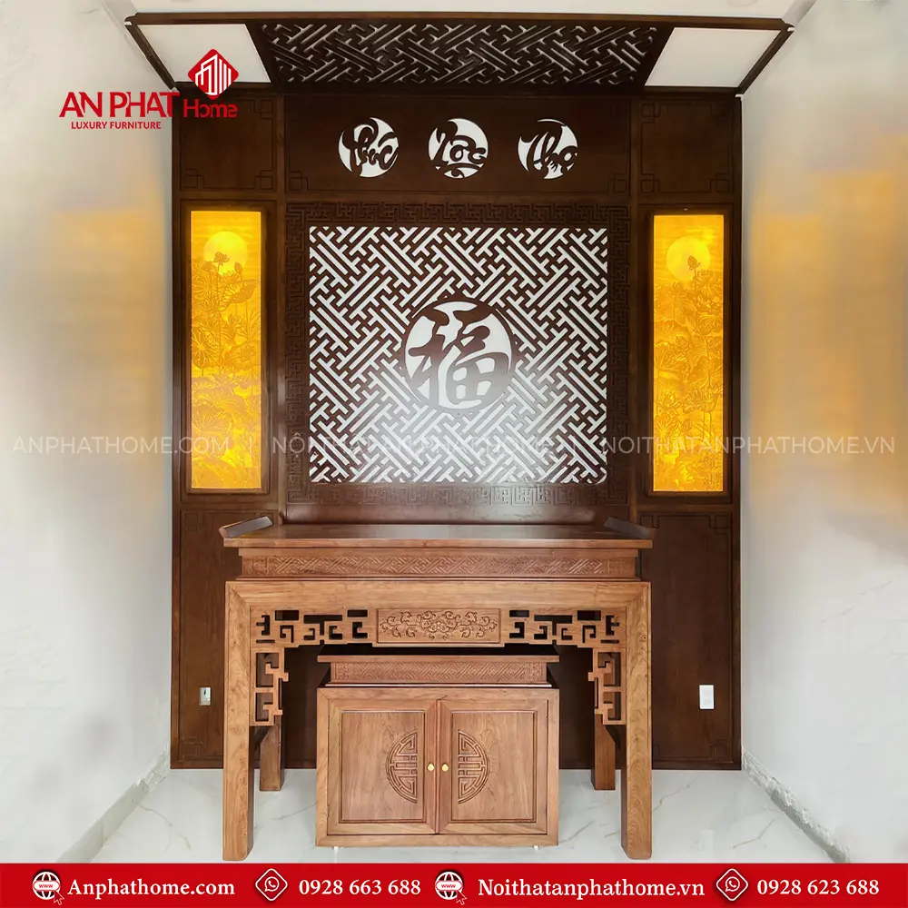 Bàn Thờ Gia Tiên Tủ Thờ Đẹp BT-2571 7 Bàn Thờ Gia Tiên Tủ Thờ Đẹp BT-2571