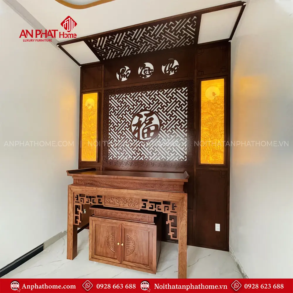 Bàn Thờ Gia Tiên Tủ Thờ Đẹp BT-2571 8 Bàn Thờ Gia Tiên Tủ Thờ Đẹp BT-2571