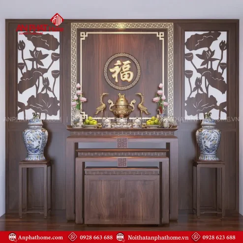 Bàn Thờ Gia Tiên Tủ Thờ Hiện Đại BT-2593