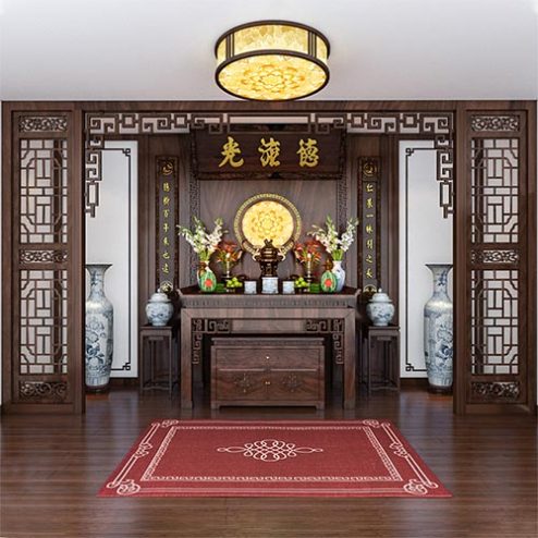 Bàn Thờ Gỗ Đẹp Mẫu Thiết Kế Hiện Đại BT-2425