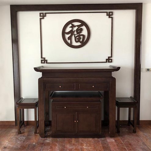 Bàn Thờ Gỗ Gụ Đẹp BT-2462