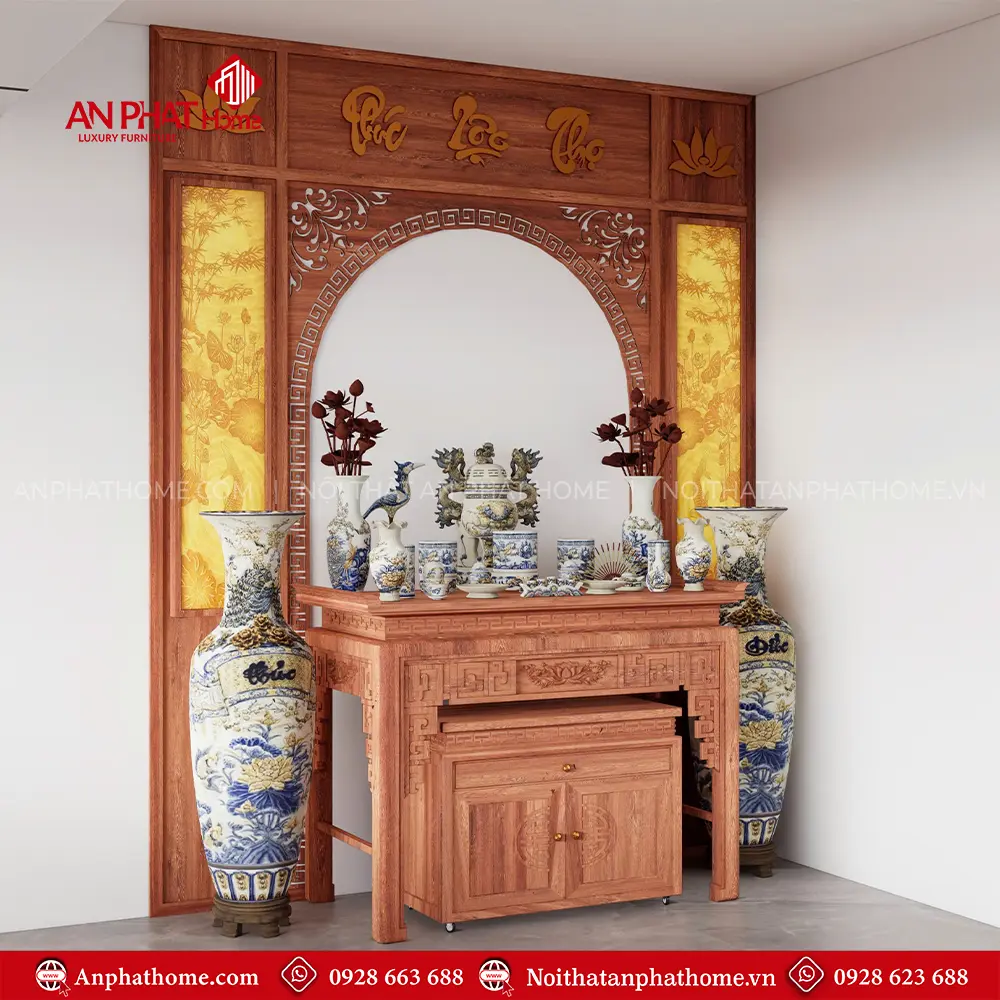 Bàn Thờ Hiện Đại Cao Cấp BT-2412 9 Bàn Thờ Hiện Đại Cao Cấp BT-2412