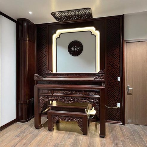 Bàn Thờ Nhị Cấp Hiện Đại Cho Không Gian Thờ BT-2754